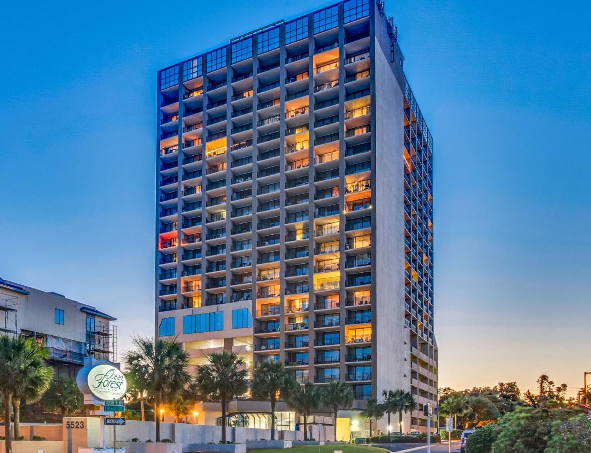 Scenic Views From The Balcony At Ocean Forest Plaza Condos Myrtle Beach Exterior foto