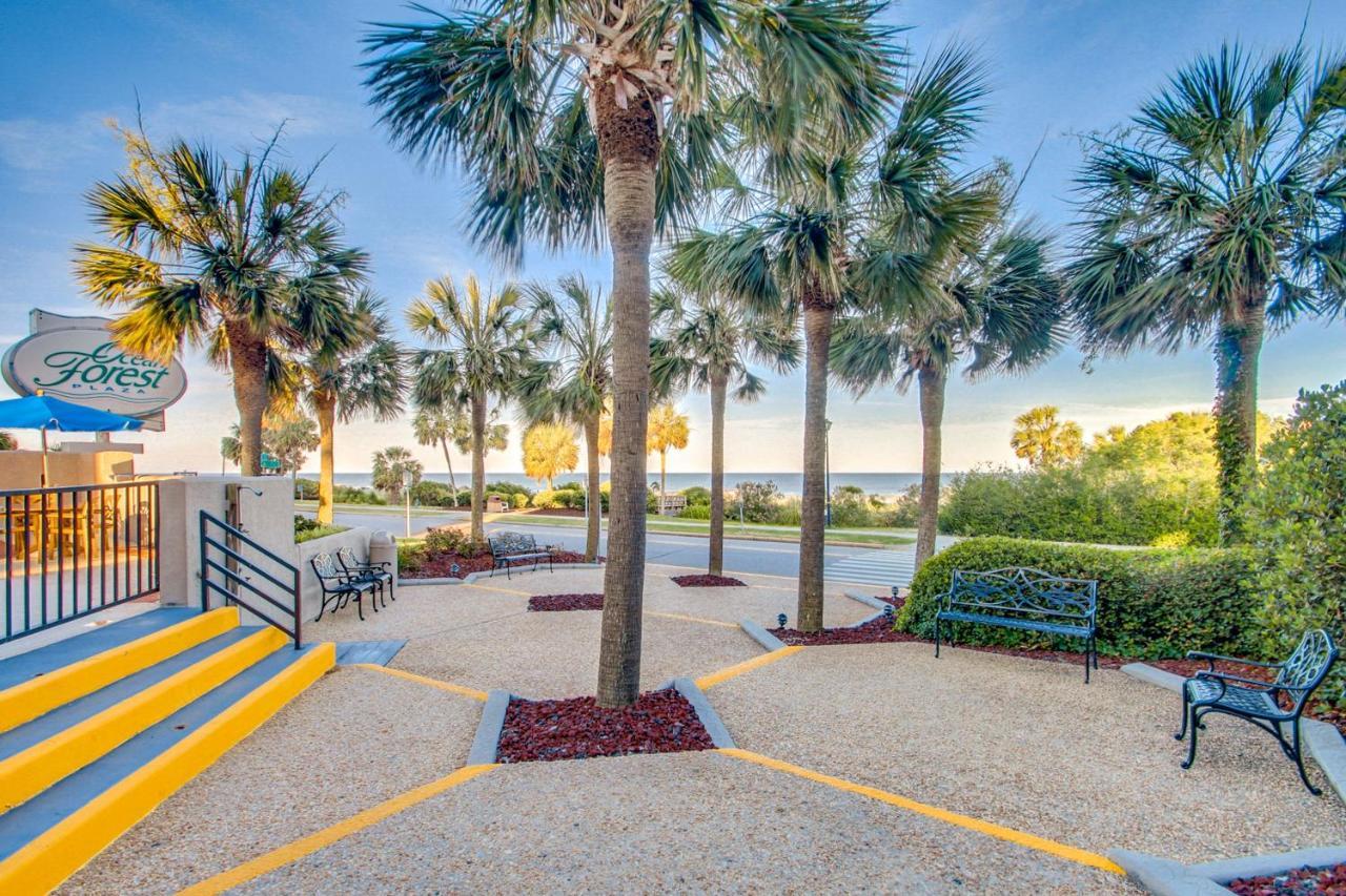Scenic Views From The Balcony At Ocean Forest Plaza Condos Myrtle Beach Exterior foto