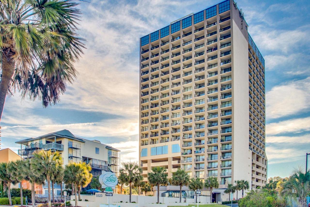 Scenic Views From The Balcony At Ocean Forest Plaza Condos Myrtle Beach Exterior foto